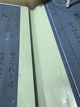 谷樋入替 屋根改修工事